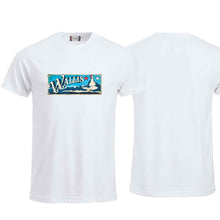 Lade das Bild in den Galerie-Viewer, T-Shirt Weiss,Kanton Wallis Wappen / Schild