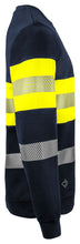 Load image into Gallery viewer, Warnschutz Sweatshirt Klasse 1rechtsschwarz/gelb