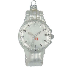 Lade das Bild in den Galerie-Viewer, Weihnachts "Kugel" Armbanduhr Silber
