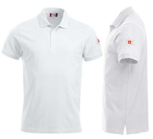 Lade das Bild in den Galerie-Viewer, Weisses Polo mit Edelweiss