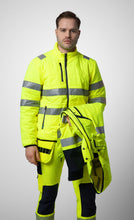 Load image into Gallery viewer, Wind- und Wasserdichter Parka 3-In-1 gelb/Marine Präsentation2
