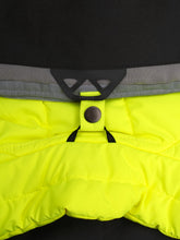 Load image into Gallery viewer, Wind- und Wasserdichter Parka 3-In-1 gelb/Marine Präsentation3