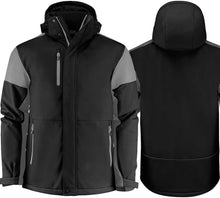 Lade das Bild in den Galerie-Viewer, Winterjacke Prime Padded Softshell Black-Anthrazit