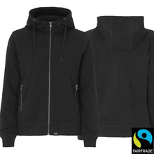 Lade das Bild in den Galerie-Viewer, Kapuzenjacke Damen in schwerer Qualität inSchwarz, Fairtrade