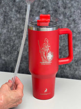 Carica l'immagine nel visualizzatore di Gallery, XXL 1,2 Liter Thermobecher mit Strohalm