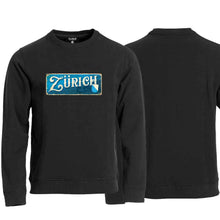 Lade das Bild in den Galerie-Viewer, Pullover Schwarz, Kanton Zürich Wappen / Schild