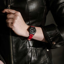 Lade das Bild in den Galerie-Viewer, Black Edition "Kuh" ♀Damenuhr