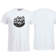 Lade das Bild in den Galerie-Viewer, T-Shirt Weiss, Scherenschnitt Alpenleben