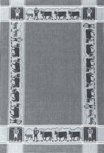 Lade das Bild in den Galerie-Viewer, Alpfahrt Waffeltuch Schwarz