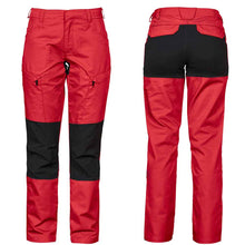 Lade das Bild in den Galerie-Viewer, Projob-Arbeitshosen-Damen-MIT-STRETCHEINSAeTZEN-2520 Rot