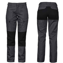 Lade das Bild in den Galerie-Viewer, Projob-Arbeitshosen-Damen-MIT-STRETCHEINSAeTZEN-2520 Grau