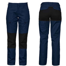Lade das Bild in den Galerie-Viewer, Projob-Arbeitshosen-Damen-MIT-STRETCHEINSAeTZEN-2520 Marine