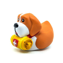 Lade das Bild in den Galerie-Viewer, Badeente Bernhardiner mit Schweizerkreuz