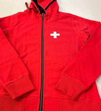 Lade das Bild in den Galerie-Viewer, Kapuzenjacke Damen Schweizerkreuz