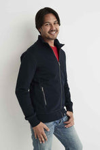 Load image into Gallery viewer, Jacke in schwerer Qualität in Navy, Fairtrade
