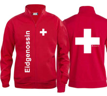 Lade das Bild in den Galerie-Viewer, Jacke mit Schweizerkreuz und Text Eidgenossin