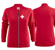Carica l'immagine nel visualizzatore di Gallery, Jacke Damen mit Schweizerkreuz