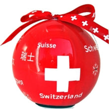 Lade das Bild in den Galerie-Viewer, Dekokugel Schweiz mit LED