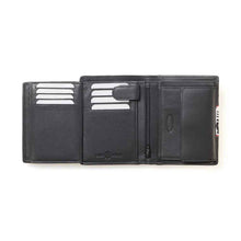 Lade das Bild in den Galerie-Viewer, Grosses hochformatiges Portemonnaie mit Scherenschnitt, Innenansicht