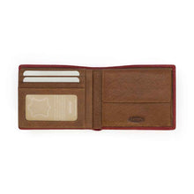 Lade das Bild in den Galerie-Viewer, Portemonnaie Scherenschnitt Kuhfell Quer, Innenansicht