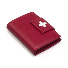 Lade das Bild in den Galerie-Viewer, Grosses Portemonnaie mit Schweizerkreuz an der lasche