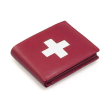 Lade das Bild in den Galerie-Viewer, Rotes Portemonnaie mit Schweizerkreuz