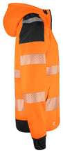Load image into Gallery viewer, orange/schwarzProjob_Full_Zip_Kaputzenjacke_Klasserechts