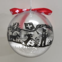 Lade das Bild in den Galerie-Viewer, Weihnachtskugel Scherenschnitt transparent
