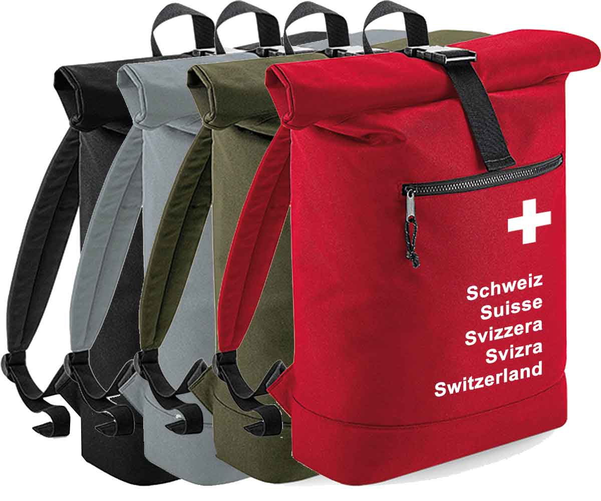 RollTop Rucksack Schweizerkreuz - Main Image