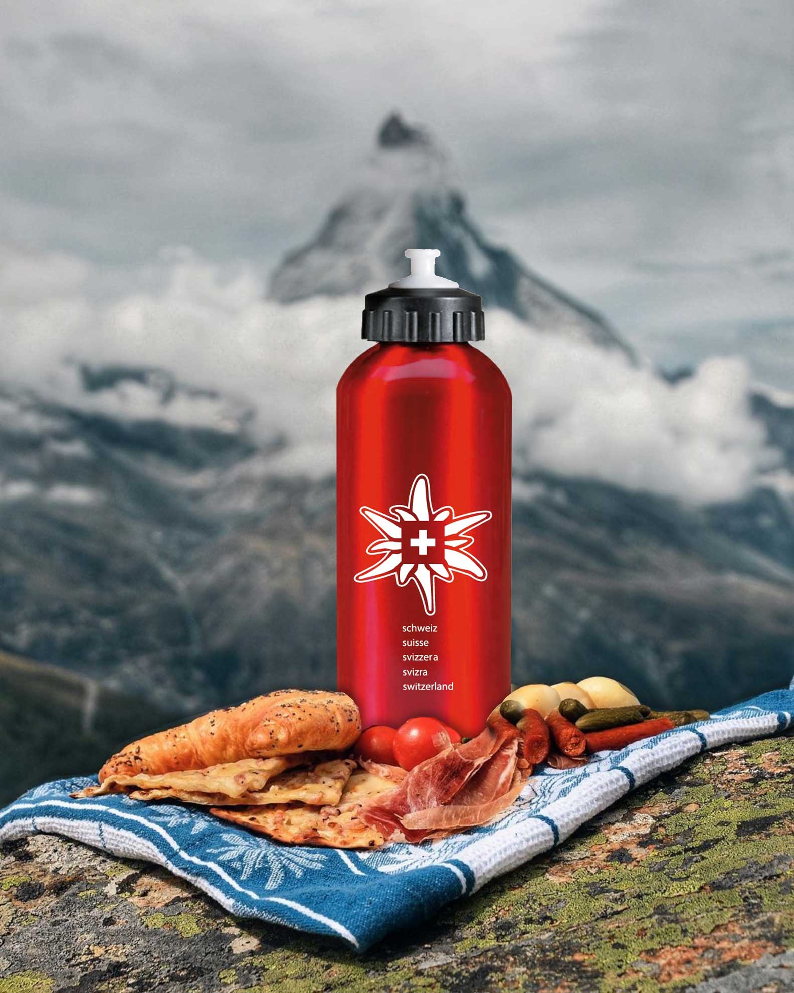 Trinkflasche Schweiz|Landjäger.ch