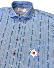 Load image into Gallery viewer, Edelweiss Hemd mit Kragen