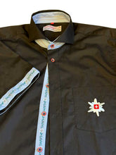 Lade das Bild in den Galerie-Viewer, Hemd Kurzarm Schwarz