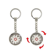 Lade das Bild in den Galerie-Viewer, Edelweiss Schlüsselanhänger (Drehbar)