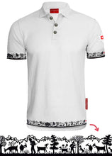 Lade das Bild in den Galerie-Viewer, Scherenschnitt Polo weiss Heidi