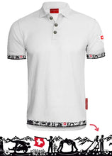 Lade das Bild in den Galerie-Viewer, Scherenschnitt Polo weiss Schwingen