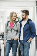 Load image into Gallery viewer, Premium Kapuzenjacke Women Blaumeliert
