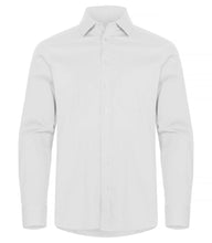 Lade das Bild in den Galerie-Viewer, Stretch Hemd Unisex Easy Care Weiss
