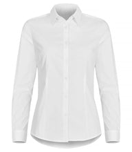 Charger l&#39;image dans la galerie, Stretch Bluse Women Easy Care Weiss
