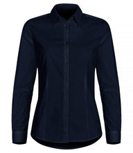 Carica l&#39;immagine nel visualizzatore di Gallery, Stretch Bluse Women Easy Care Dark Navy
