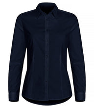 Load image into Gallery viewer, Stretch Bluse Women Easy Care Dark Navy
