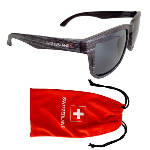 Sonnenbrille 0514 Holzeffekt Grau UV400