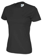 Lade das Bild in den Galerie-Viewer, T-Shirt Women Schwarz Bio Baumwolle und Fairtrade Zertifiziert
