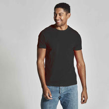 Load image into Gallery viewer, T-Shirt Schwarz Bio Baumwolle und Fairtrade Zertifiziert
