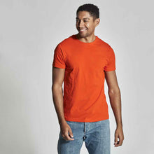 Load image into Gallery viewer, T-Shirt Herren Orange Bio Baumwolle und Fairtrade Zertifiziert
