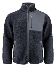 Charger l&#39;image dans la galerie, Zweifarbiger Sherpa-Fleece-Pullover Navy
