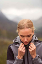 Carica l&#39;immagine nel visualizzatore di Gallery, Softshell Damen Activwear Prime Grau Schwarz
