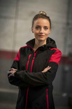 Lade das Bild in den Galerie-Viewer, Softshell Damen Activwear Prime Schwarz Rot
