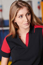 Lade das Bild in den Galerie-Viewer, Polo Activewear Damen Schwarz Rot
