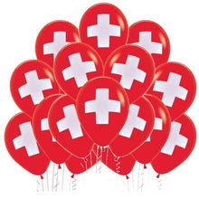 Carica l&#39;immagine nel visualizzatore di Gallery, 25 Set Schweizerkreuz Ballone
