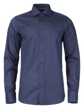 Load image into Gallery viewer, Hemd Navy &quot;Yello Bow&quot; Easy Care
